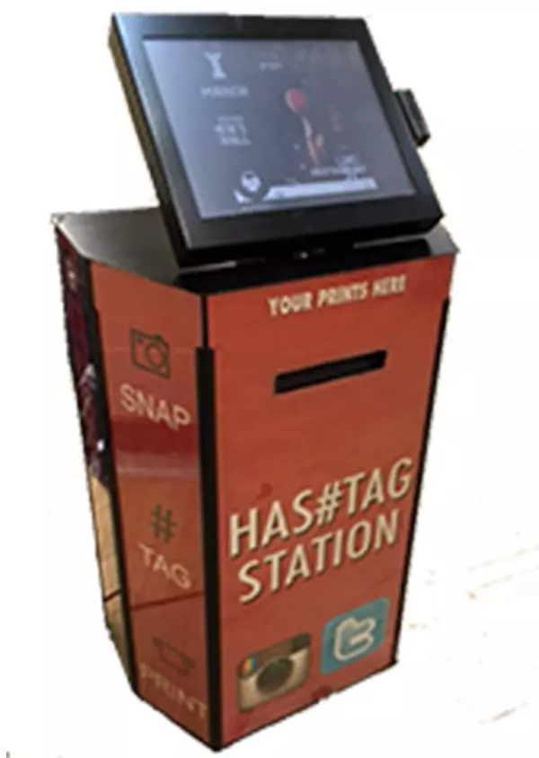 Best Hashtag Station Machine Hire in Liverpool provided by The Superbooth.