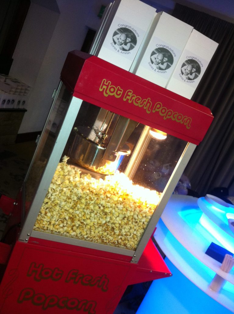 Hot and Fresh Popcorn Through Popcorn Cart Hire Liverpool provided by The Superbooth.