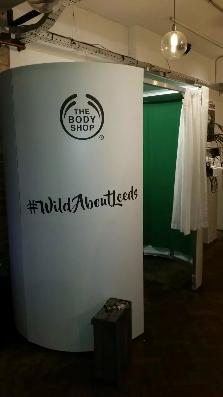 Branded Photo Booth of The Body Shop