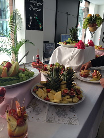 Tasty Fruit Display in Manchester provided by The Superbooth.