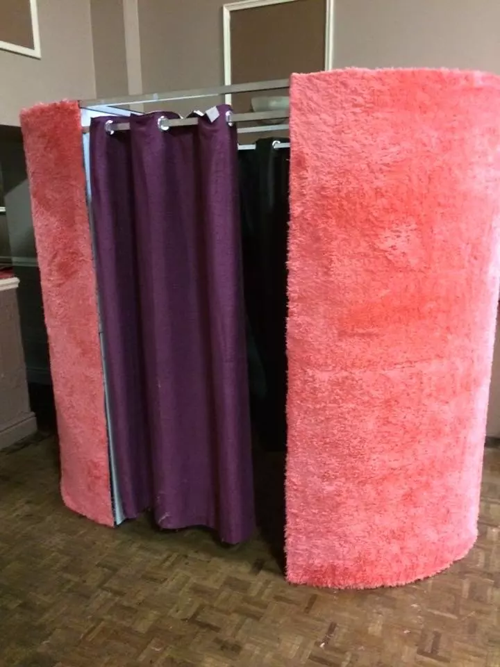 Pink Furry photo booth hire