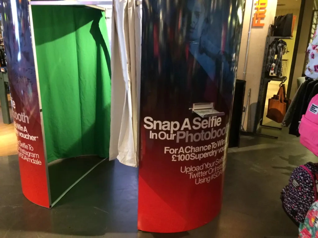 Superdry Booth Provided by The Superbooth