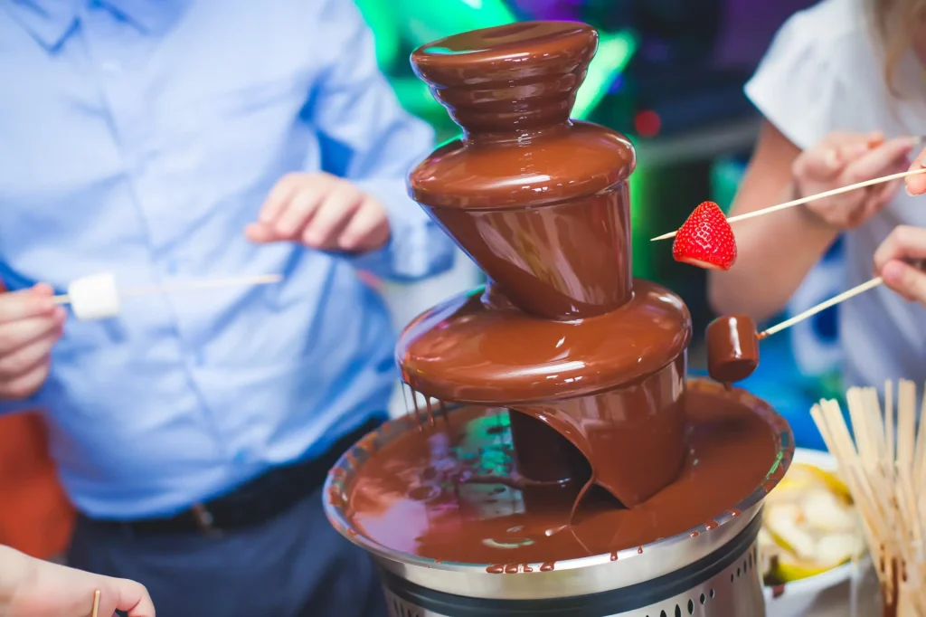 Professional Chocolate Fountain Hire in Liverpool and around the Merseyside